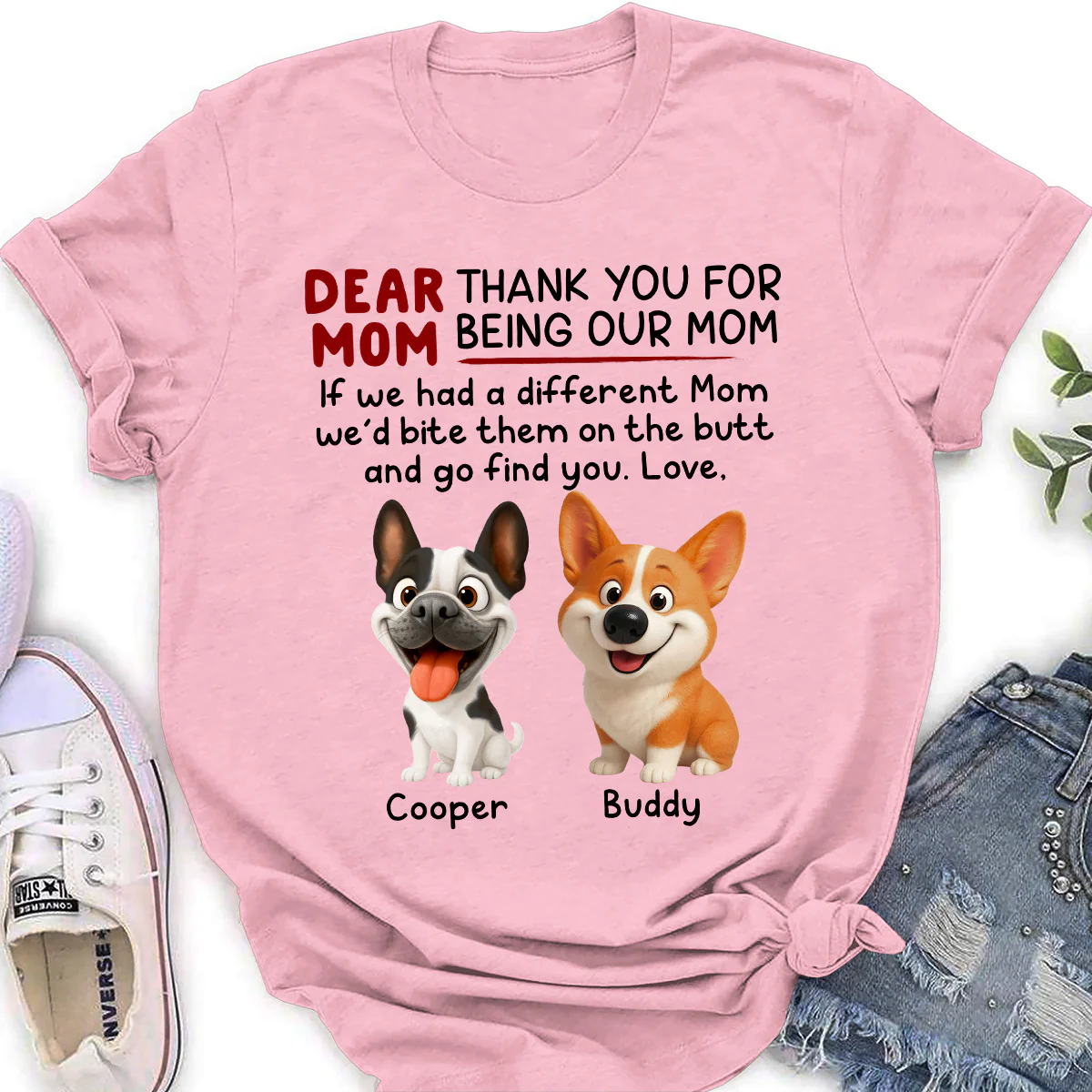 Bite Their Butt - Personalized Custom Women's T-Shirt - Image 3
