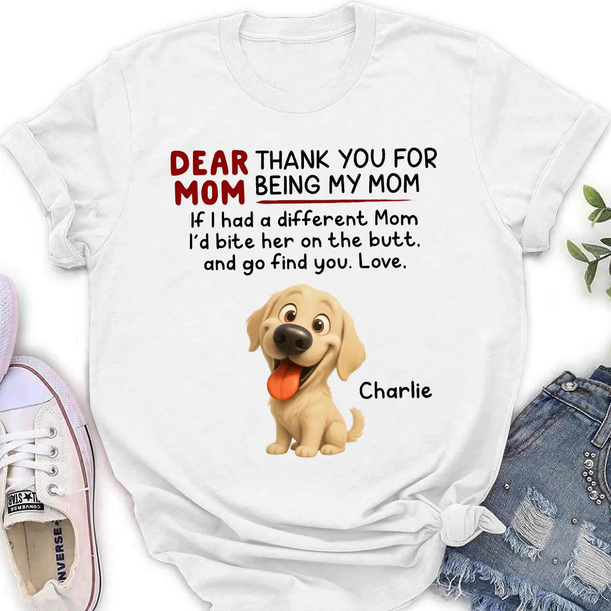 Bite Their Butt - Personalized Custom Women's T-Shirt - Image 4