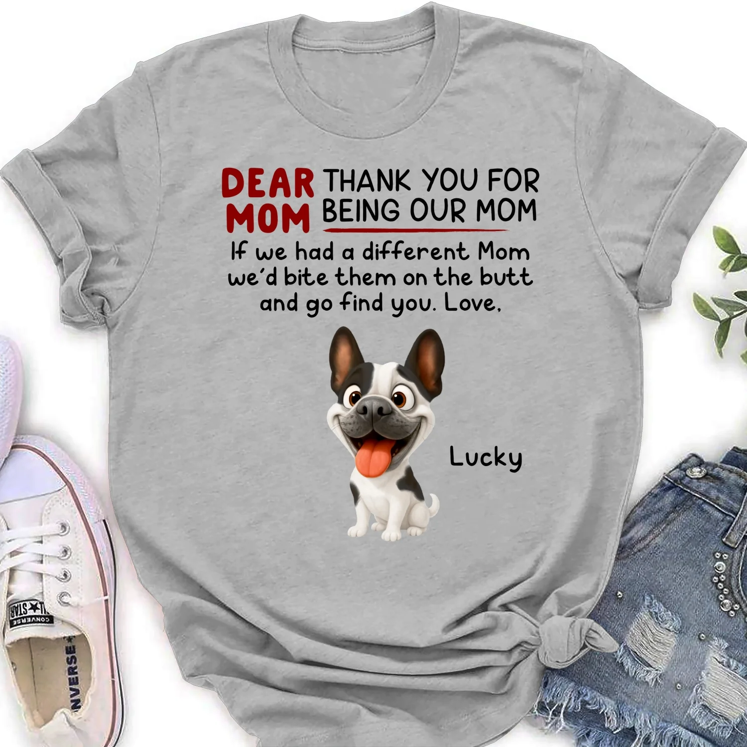 Bite Their Butt - Personalized Custom Women's T-Shirt - Image 6