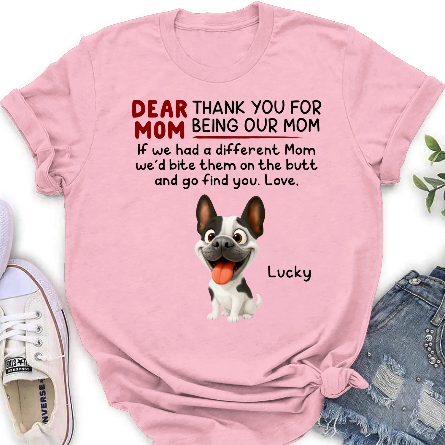 Bite Their Butt - Personalized Custom Women's T-Shirt - Image 7