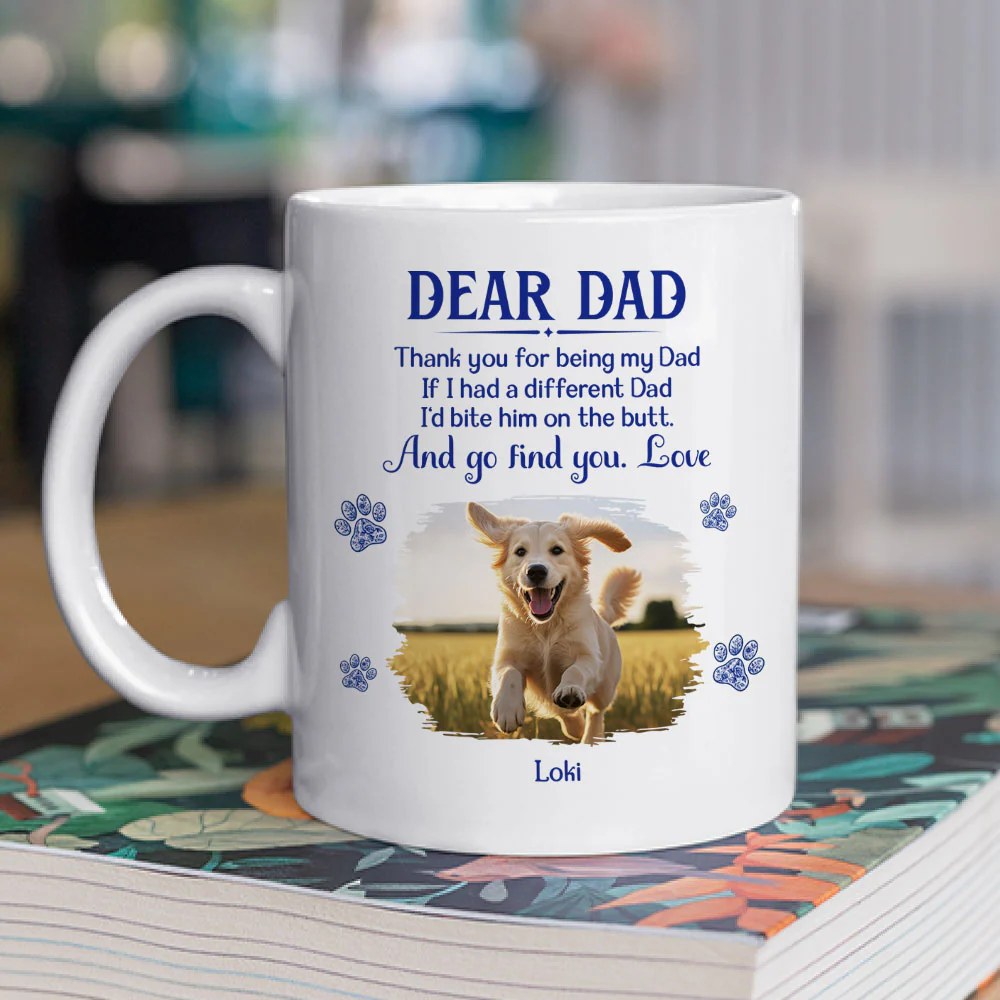 Bite Them Colorful Photo - Personalized Custom Coffee Mug - Image 2