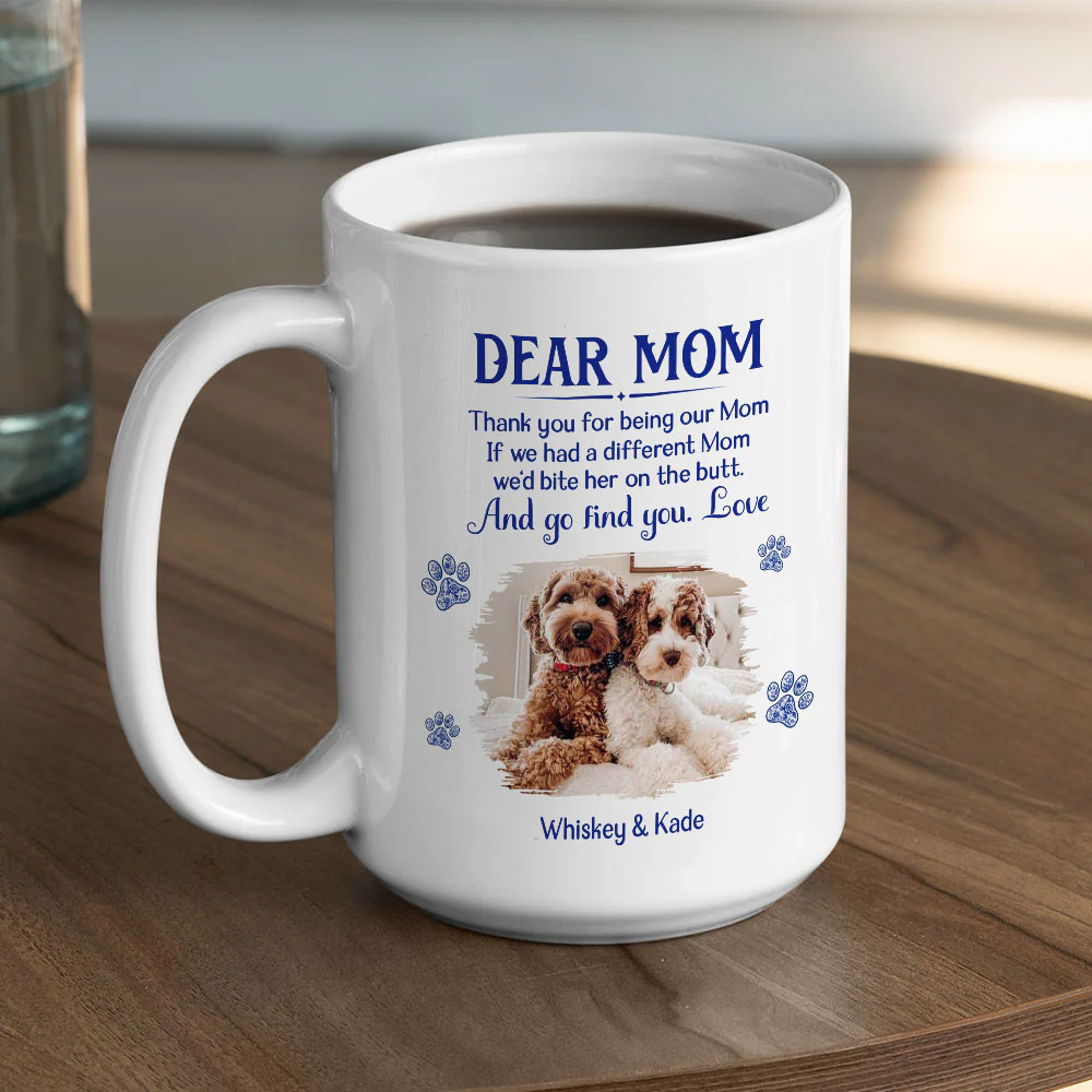 Bite Them Colorful Photo - Personalized Custom Coffee Mug - Image 5