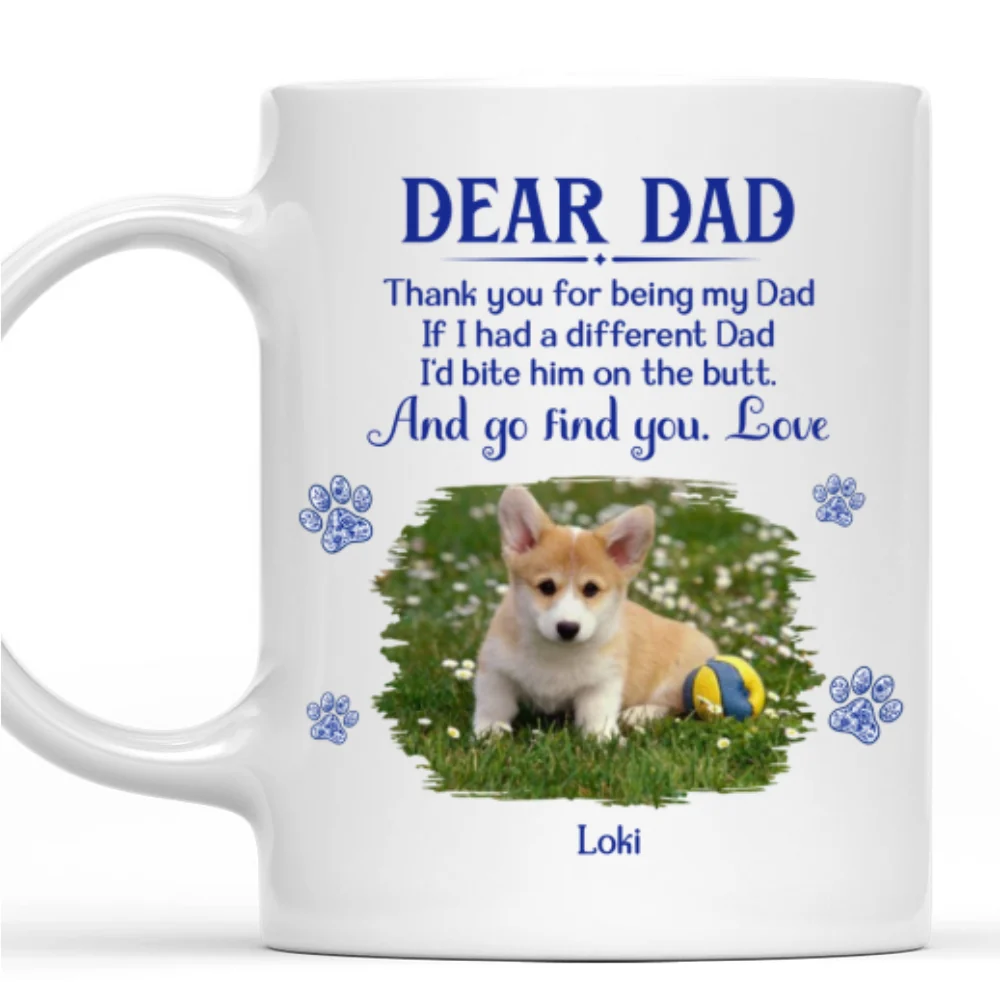 Bite Them Colorful Photo - Personalized Custom Coffee Mug - Image 8