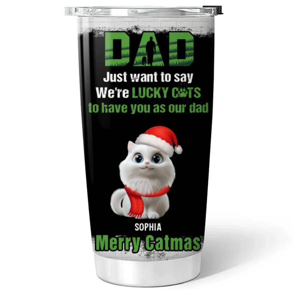 Blessed To Have My Cats - Personalized Custom Tumbler - Image 6