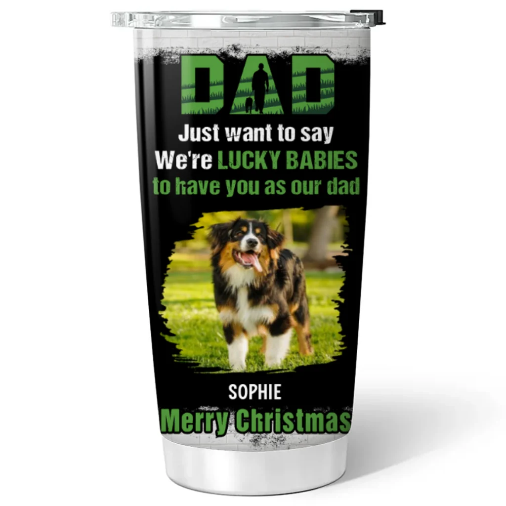 Blessed To Have My Fur Babies Photo - Personalized Custom Tumbler - Image 4
