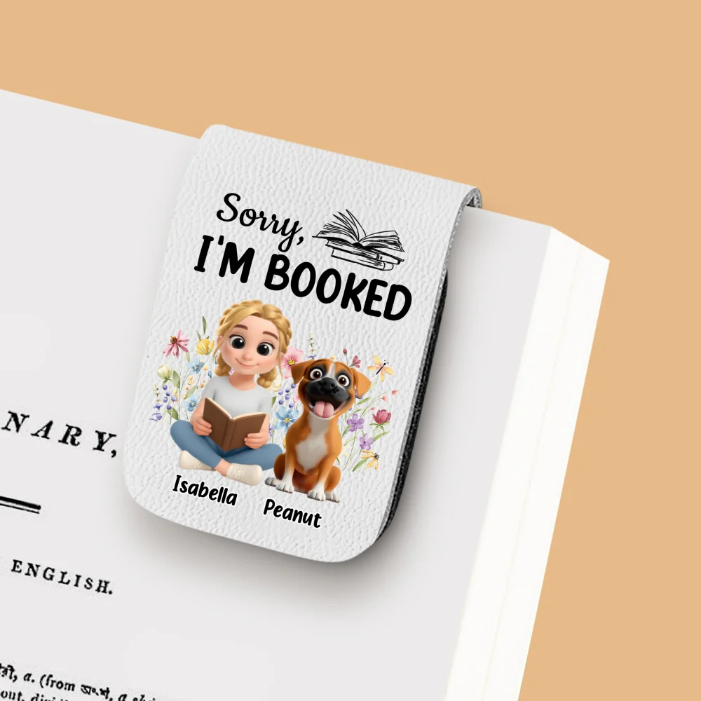 Booked Already By My Babies - Personalized Custom Leather Bookmark - Image 11