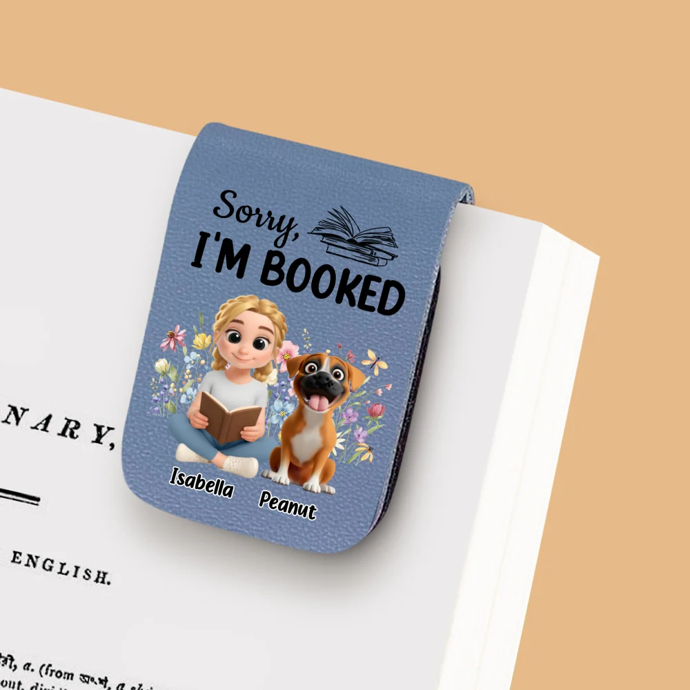 Booked Already By My Babies - Personalized Custom Leather Bookmark - Image 8