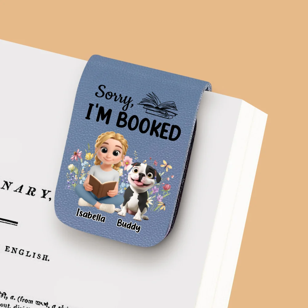 Booked Already - Personalized Custom Leather Bookmark - Image 8