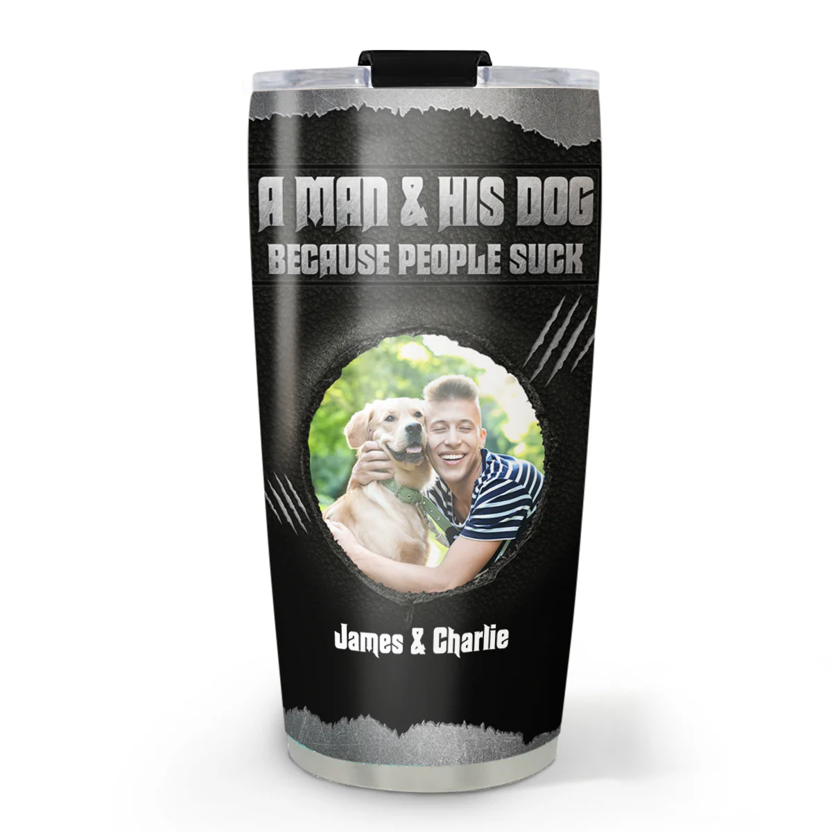 Built On Loyalty Photo - Personalized Custom 3D Effect Tumbler