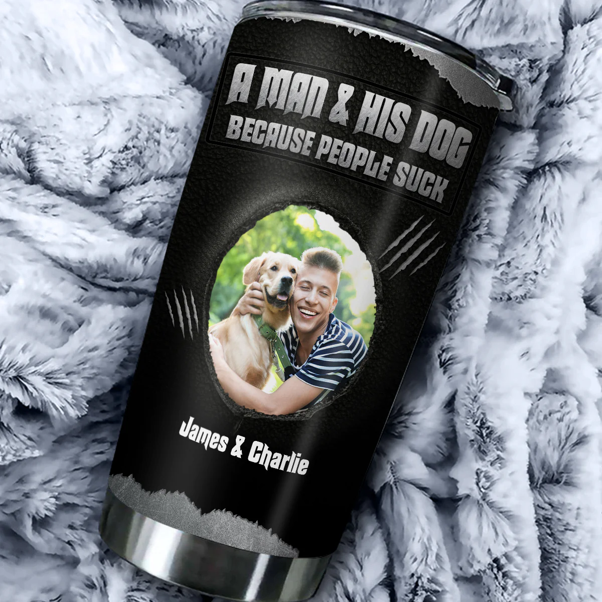Built On Loyalty Photo - Personalized Custom 3D Effect Tumbler - Image 2