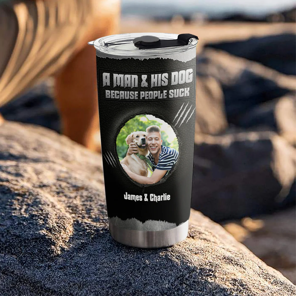 Built On Loyalty Photo - Personalized Custom 3D Effect Tumbler - Image 4