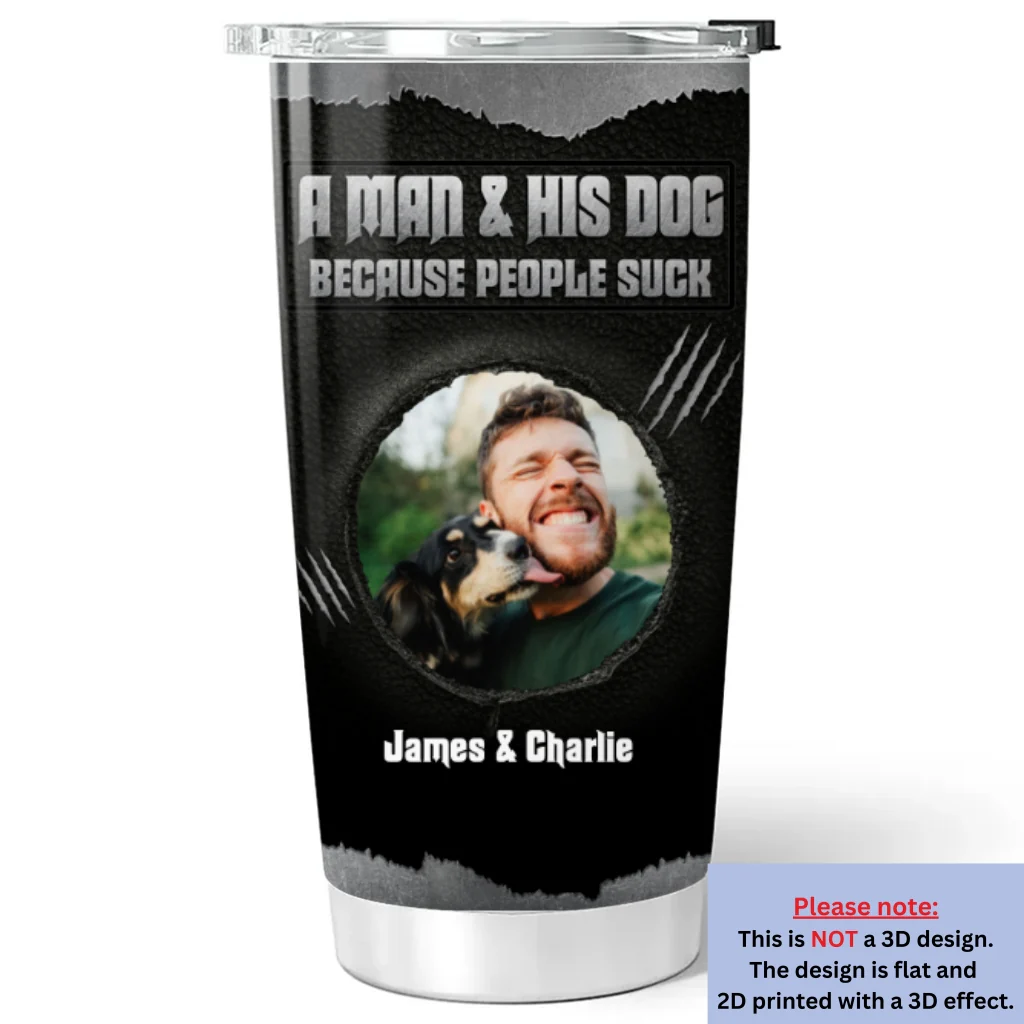 Built On Loyalty Photo - Personalized Custom 3D Effect Tumbler - Image 5