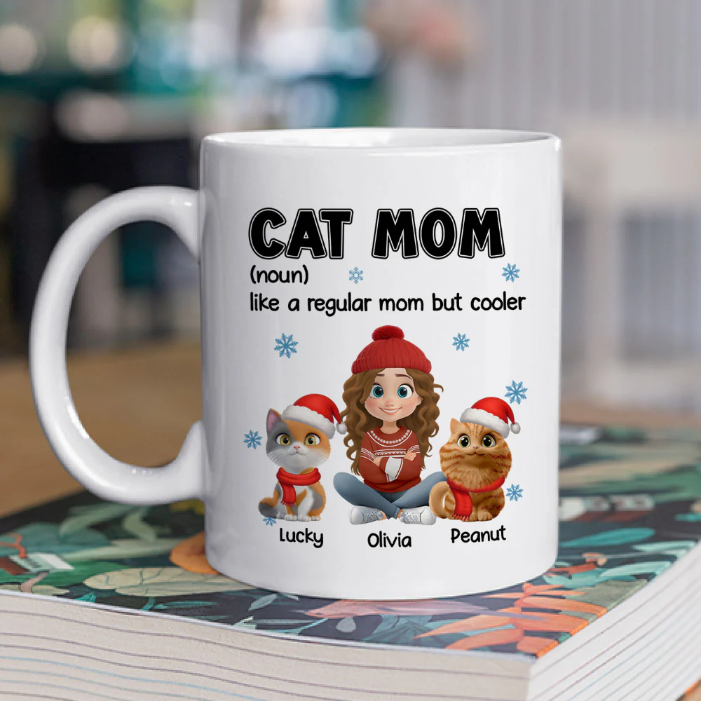 But Cooler Cat Version - Personalized Custom Coffee Mug - Image 2