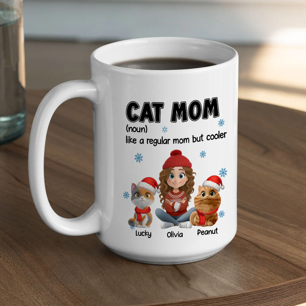 But Cooler Cat Version - Personalized Custom Coffee Mug - Image 6