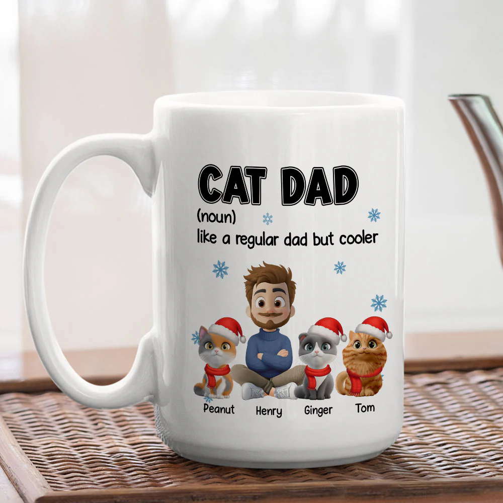 But Cooler Cat Version - Personalized Custom Coffee Mug - Image 7