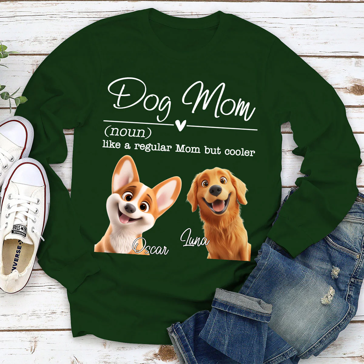 But Cooler - Personalized Custom Long Sleeve T-shirt - Image 3