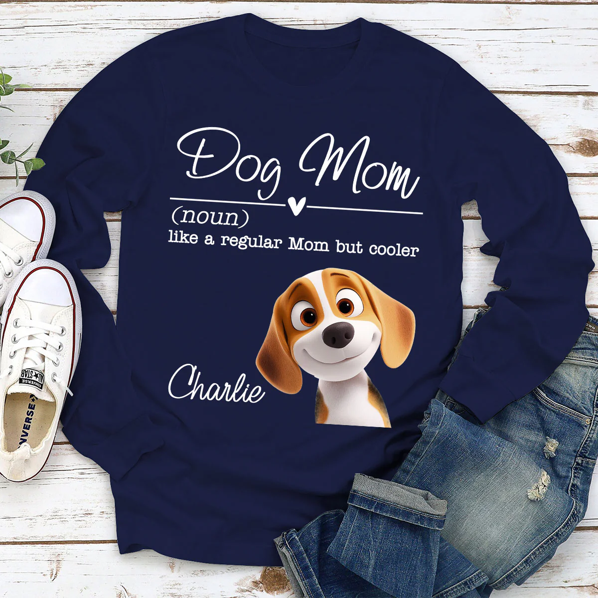 But Cooler - Personalized Custom Long Sleeve T-shirt - Image 4
