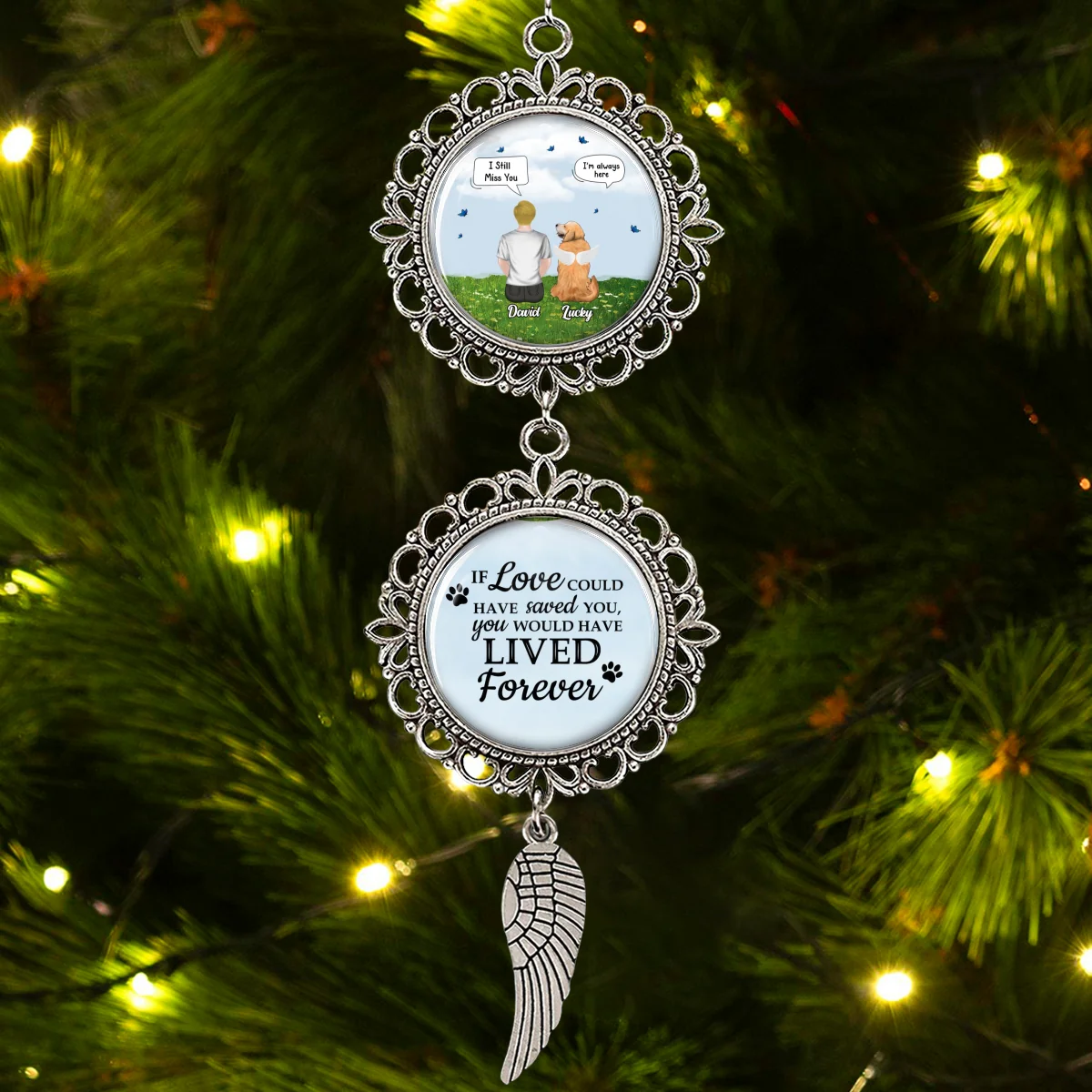 But My Heart Was Not Ready - Personalized Custom Charming Ornament - Image 7