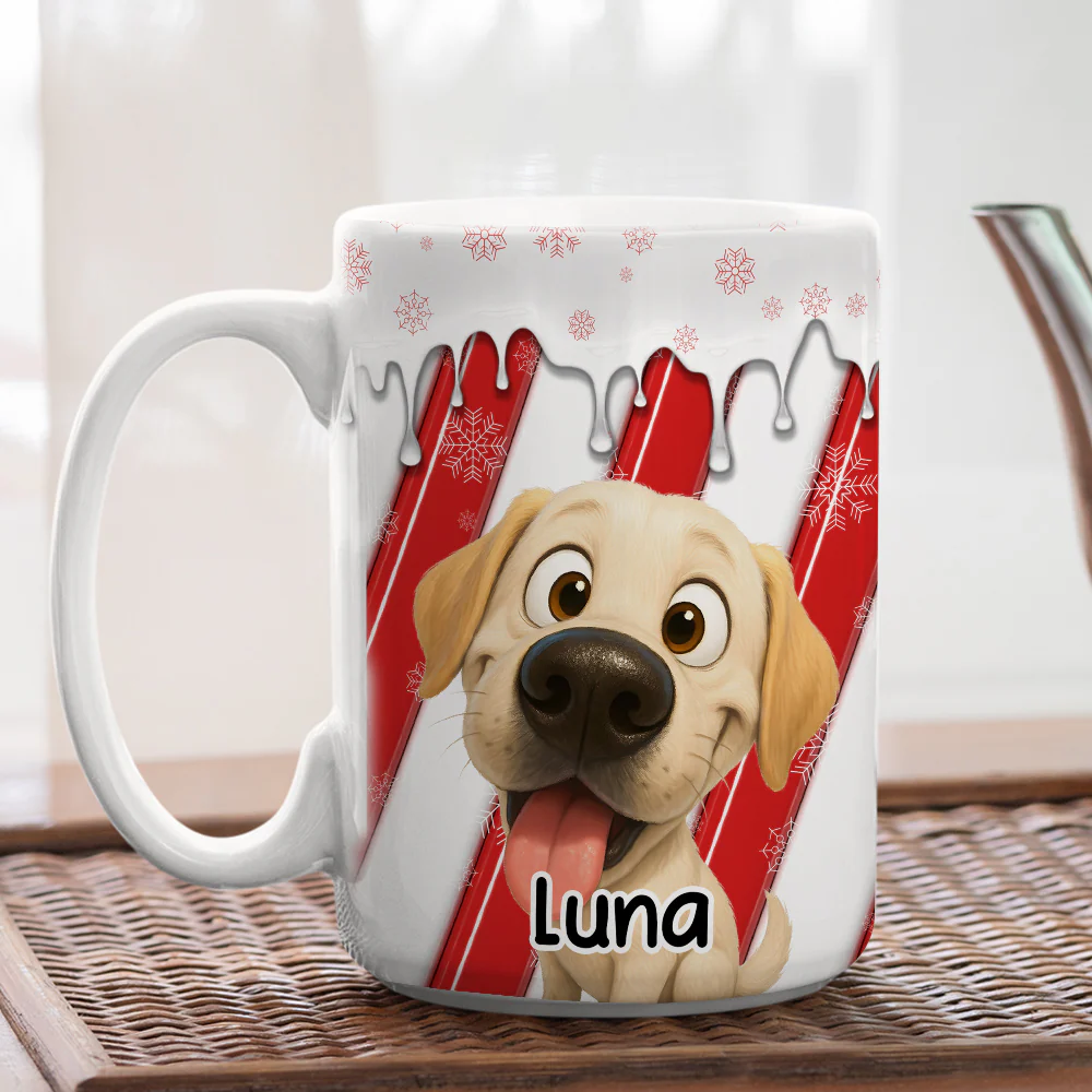 Candy Cartoon Pet - Personalized Custom 3D Inflated Effect Coffee Mug - Image 5