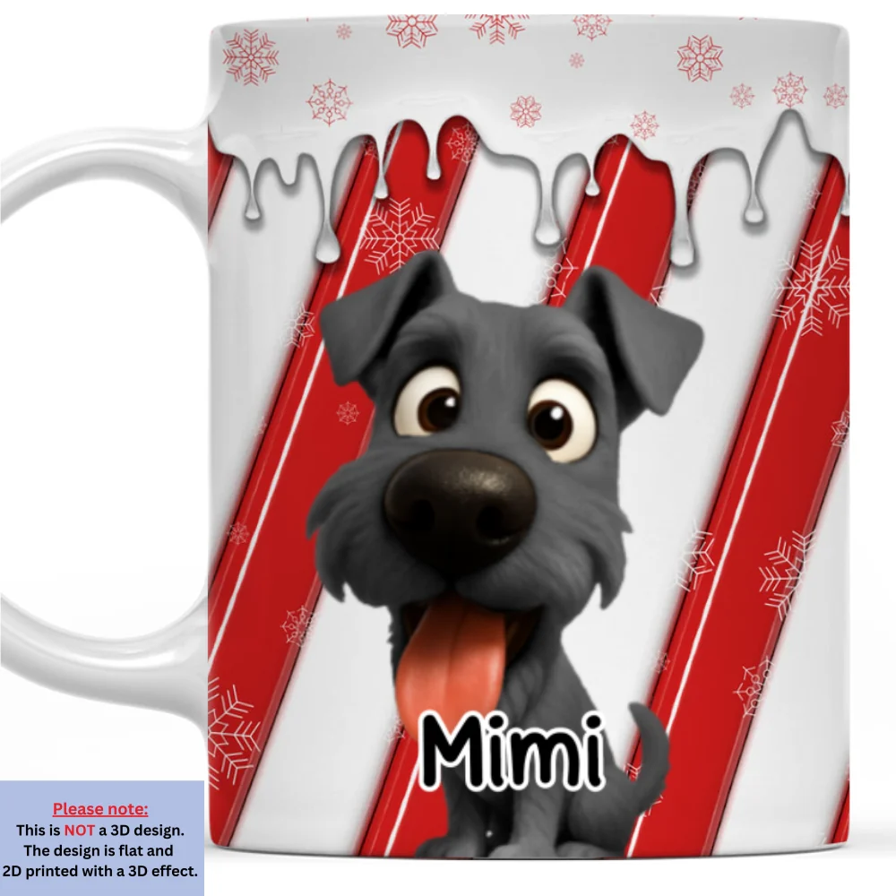 Candy Cartoon Pet - Personalized Custom 3D Inflated Effect Coffee Mug - Image 8