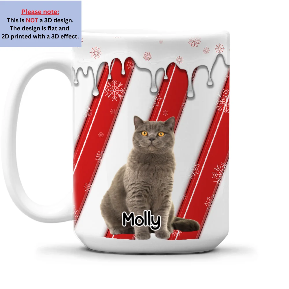 Candy Cartoon Photo - Personalized Custom 3D Inflated Effect Coffee Mug - Image 10