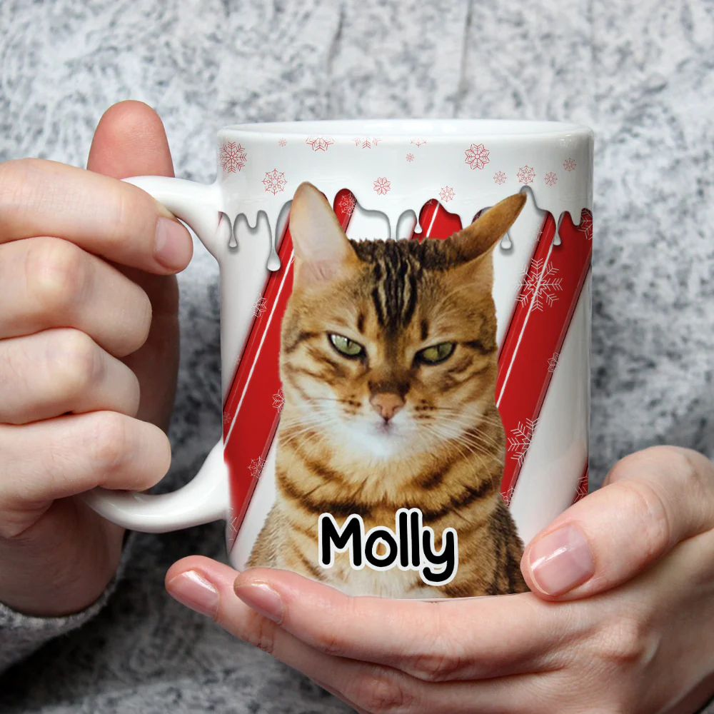 Candy Cartoon Photo - Personalized Custom 3D Inflated Effect Coffee Mug - Image 2
