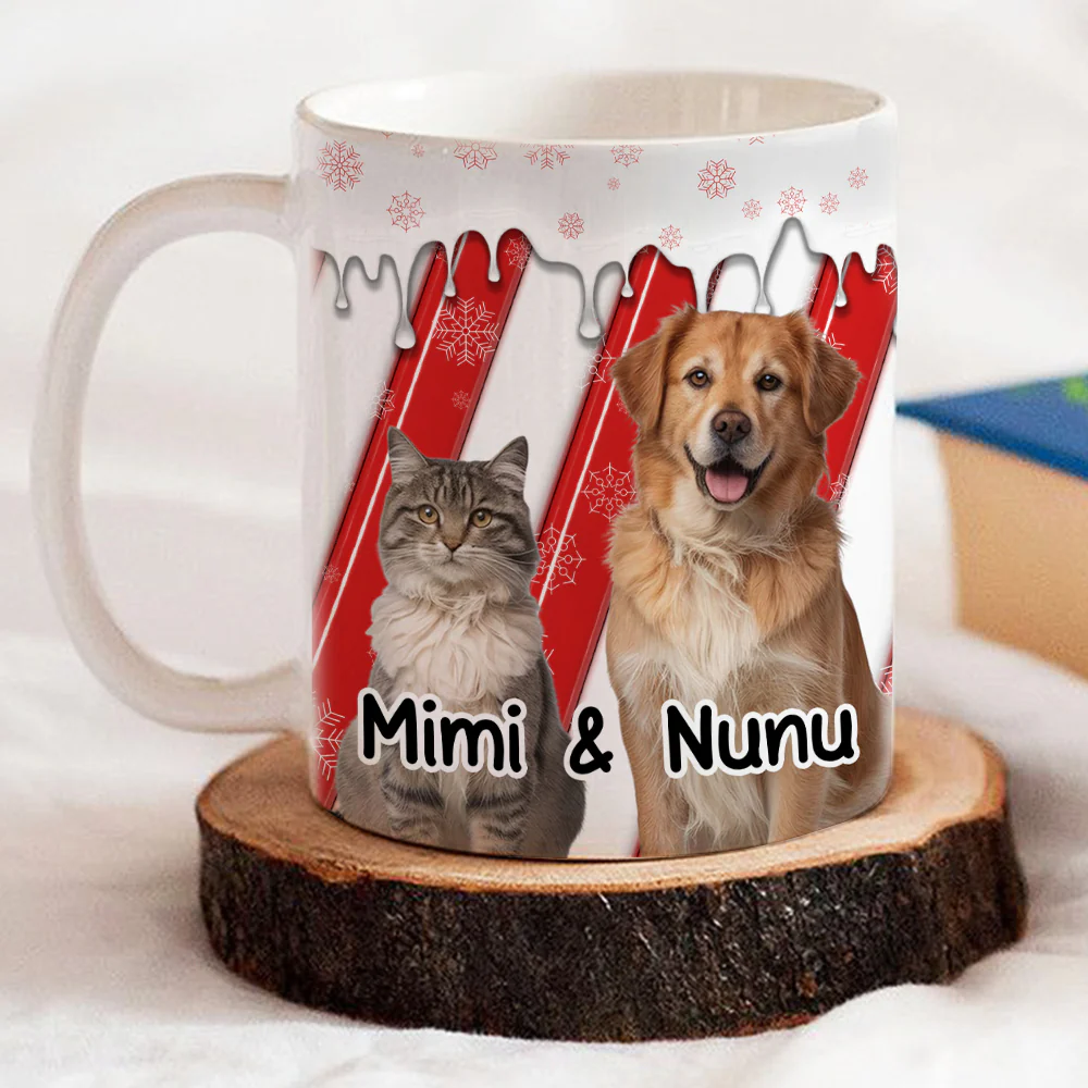 Candy Cartoon Photo - Personalized Custom 3D Inflated Effect Coffee Mug - Image 3