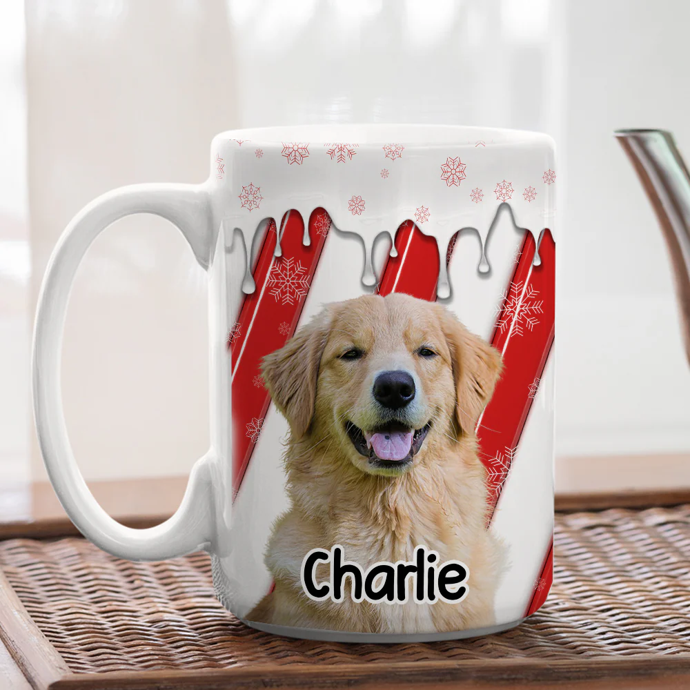 Candy Cartoon Photo - Personalized Custom 3D Inflated Effect Coffee Mug - Image 5