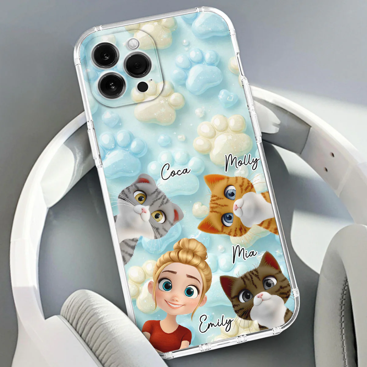 Candy Paws Ver Cat - Personalized Custom Phone Case - Image 4