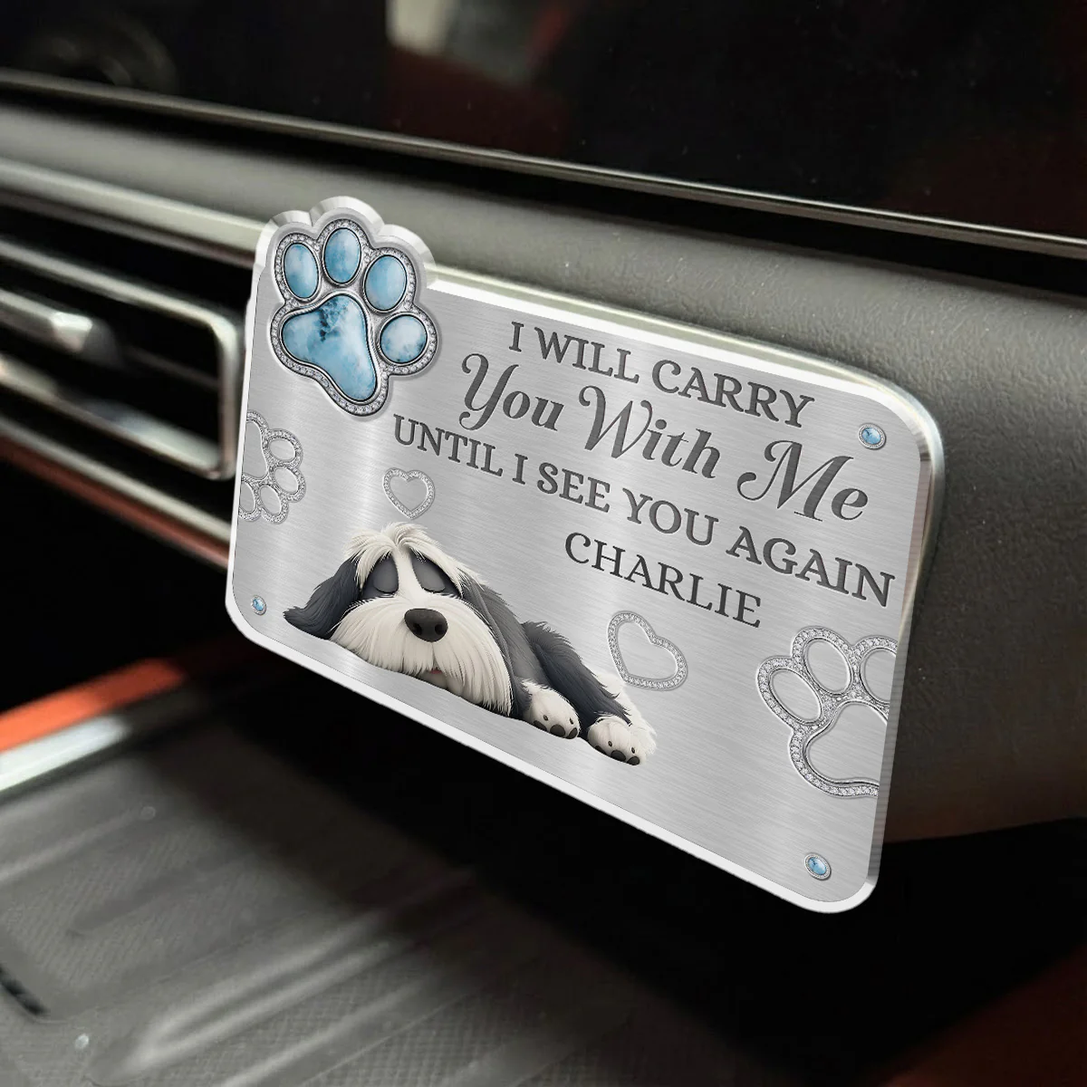Carry You With Me - Personalized Custom 3D Effect Car Vent Clip - Image 3
