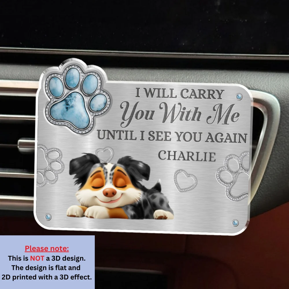 Carry You With Me - Personalized Custom 3D Effect Car Vent Clip - Image 6