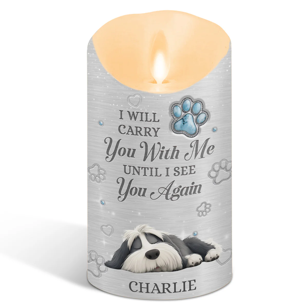 Carry You With Me - Personalized Custom LED Candle