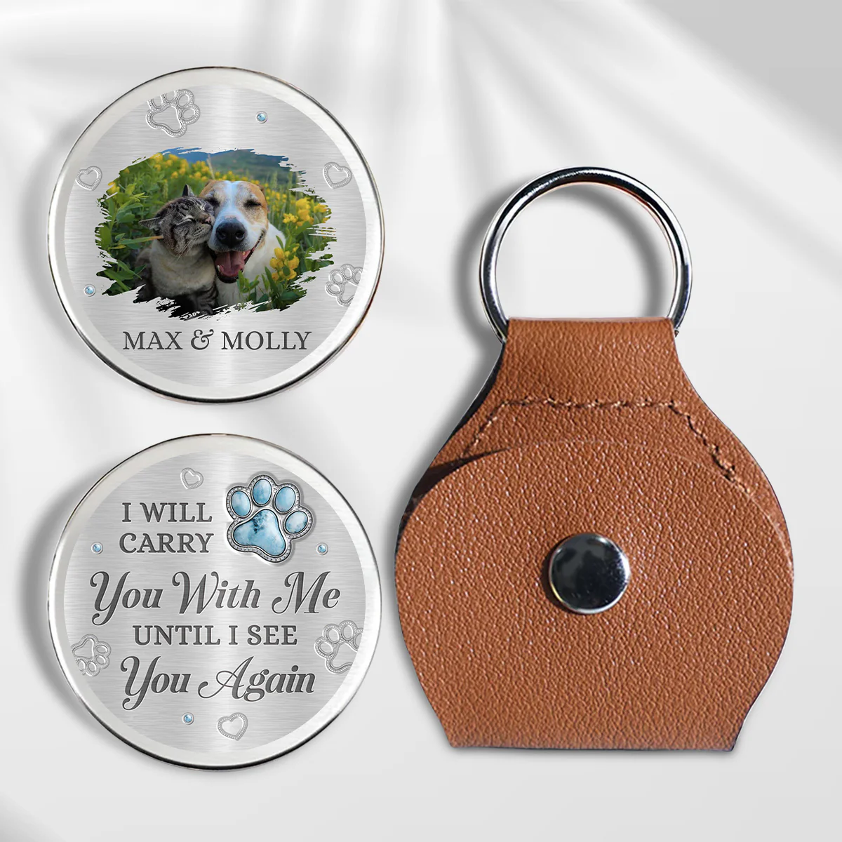 Carry You With Me Photo - Personalized Custom 3D Effect Pocket Hug