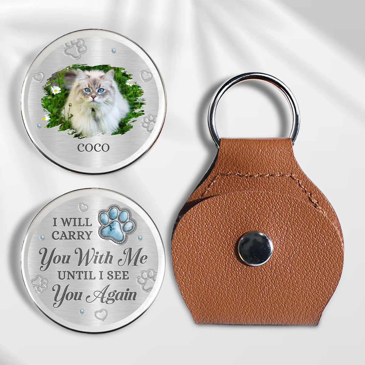 Carry You With Me Photo - Personalized Custom 3D Effect Pocket Hug - Image 2