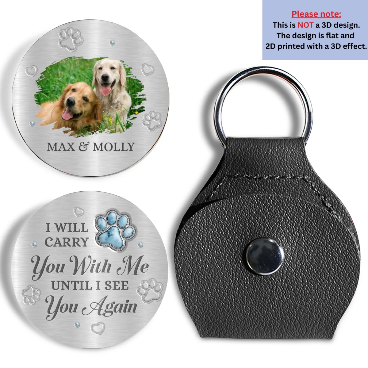 Carry You With Me Photo - Personalized Custom 3D Effect Pocket Hug - Image 5