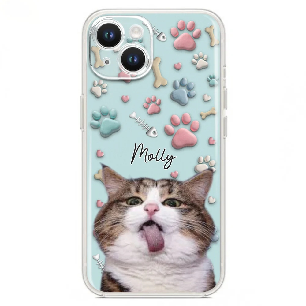 Cat And Human Cartoon Photo - Personalized Custom Phone Case - Image 16
