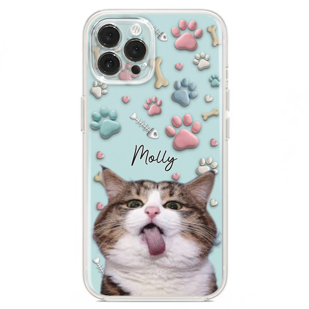 Cat And Human Cartoon Photo - Personalized Custom Phone Case - Image 18