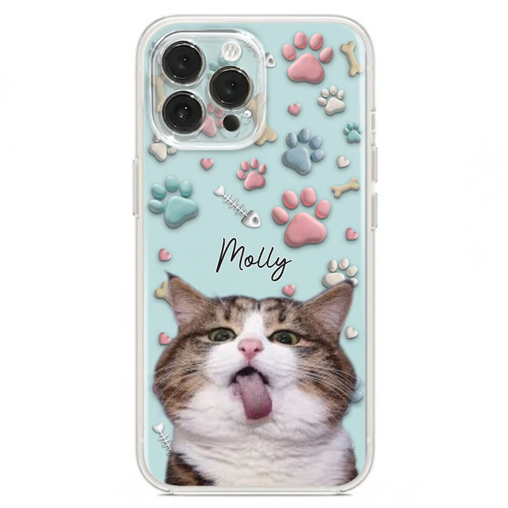 Cat And Human Cartoon Photo - Personalized Custom Phone Case - Image 19