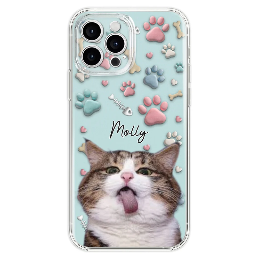 Cat And Human Cartoon Photo - Personalized Custom Phone Case - Image 21