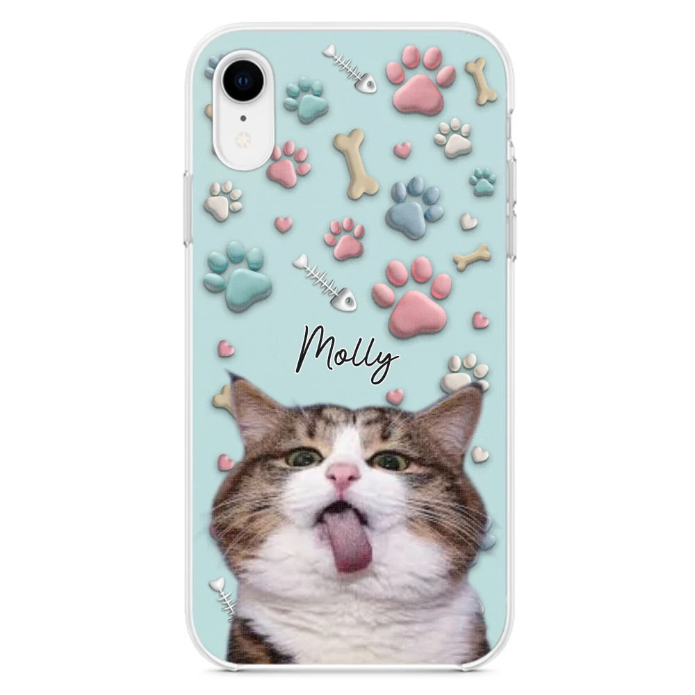 Cat And Human Cartoon Photo - Personalized Custom Phone Case - Image 22