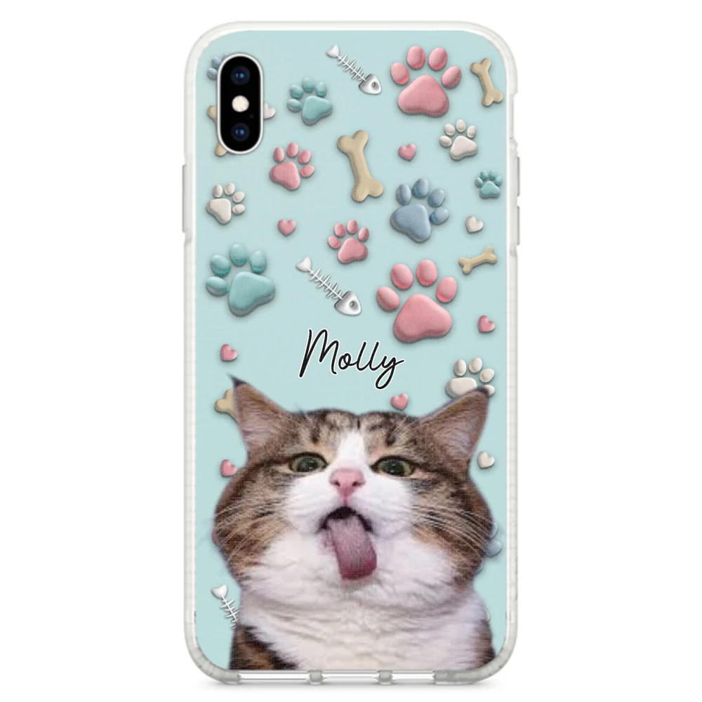 Cat And Human Cartoon Photo - Personalized Custom Phone Case - Image 23