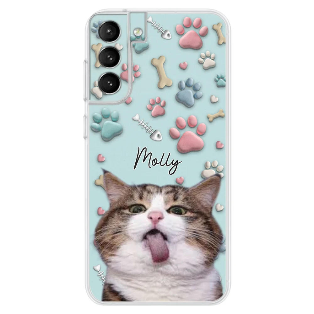 Cat And Human Cartoon Photo - Personalized Custom Phone Case - Image 27