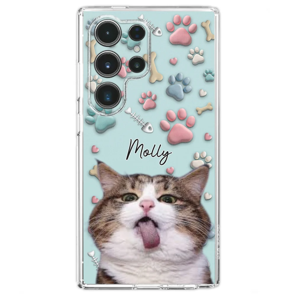 Cat And Human Cartoon Photo - Personalized Custom Phone Case - Image 28