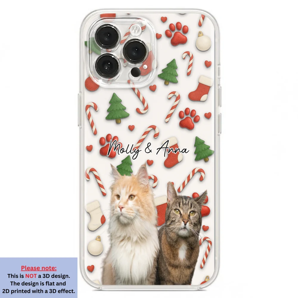 Cat And Human Cartoon Ver 2 Photo - Personalized Custom Phone Case - Image 16