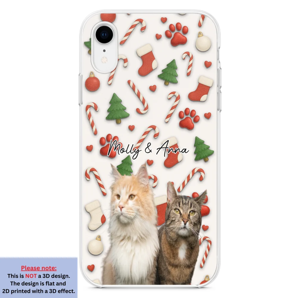 Cat And Human Cartoon Ver 2 Photo - Personalized Custom Phone Case - Image 19