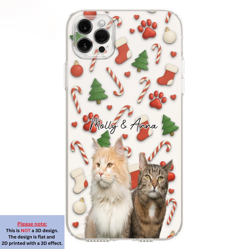 Cat And Human Cartoon Ver 2 Photo - Personalized Custom Phone Case - Image 8