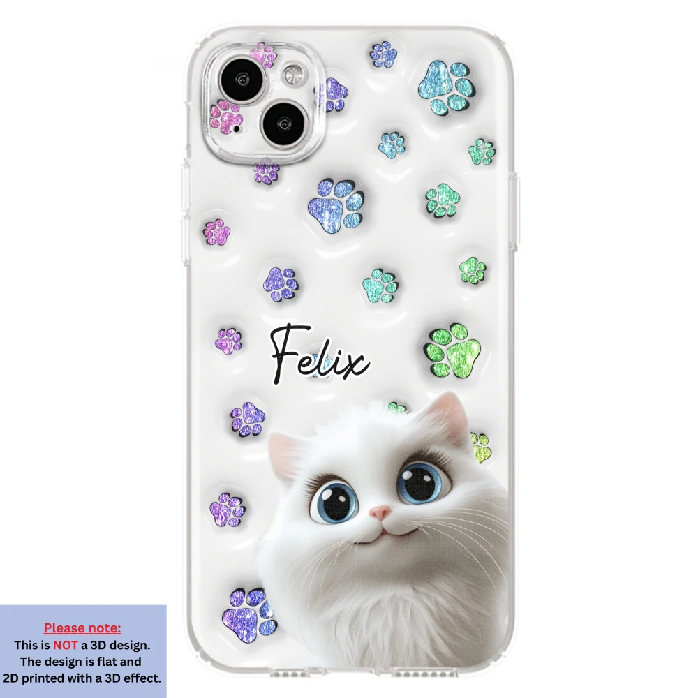 Cat Baby - Personalized Custom 3D Inflated Effect Phone Case - Image 13