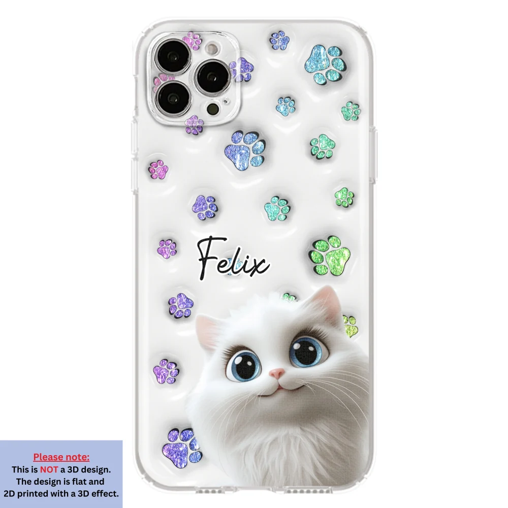 Cat Baby - Personalized Custom 3D Inflated Effect Phone Case - Image 15