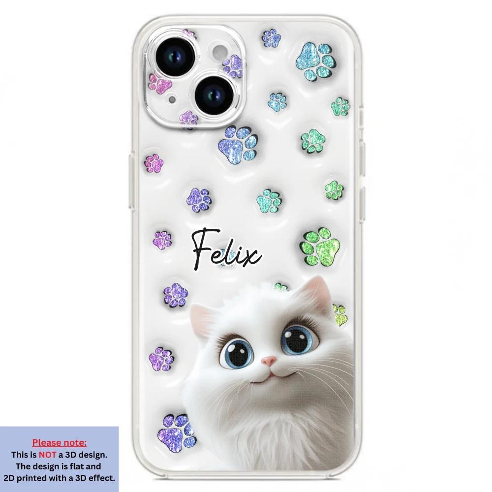 Cat Baby - Personalized Custom 3D Inflated Effect Phone Case - Image 17