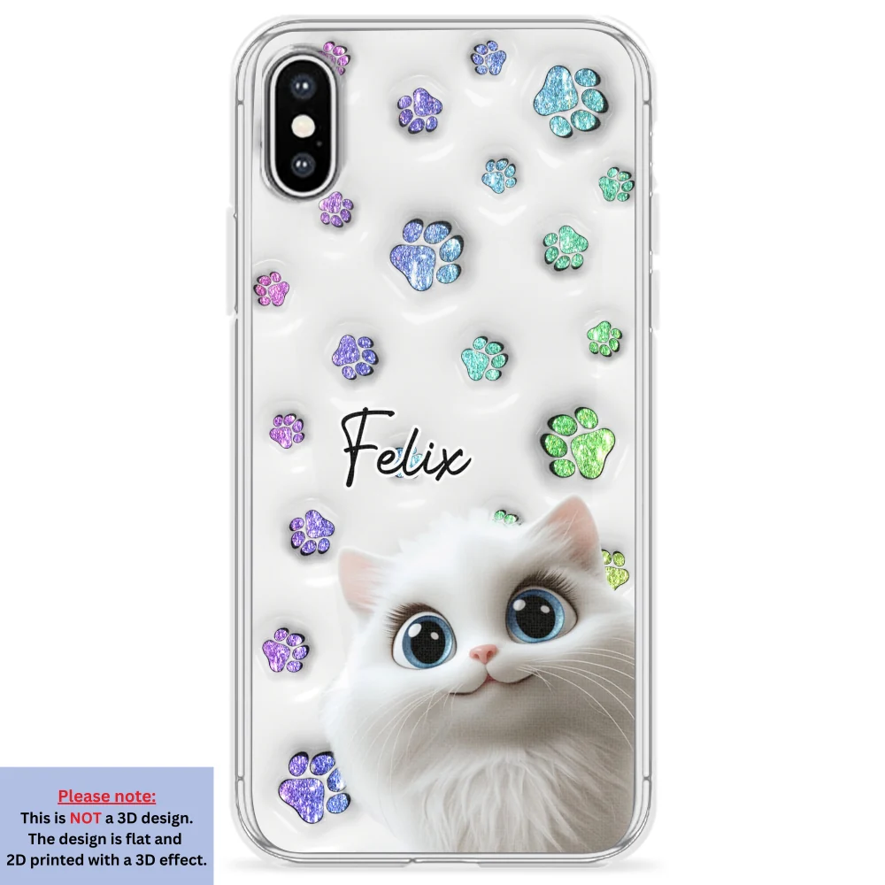 Cat Baby - Personalized Custom 3D Inflated Effect Phone Case - Image 24
